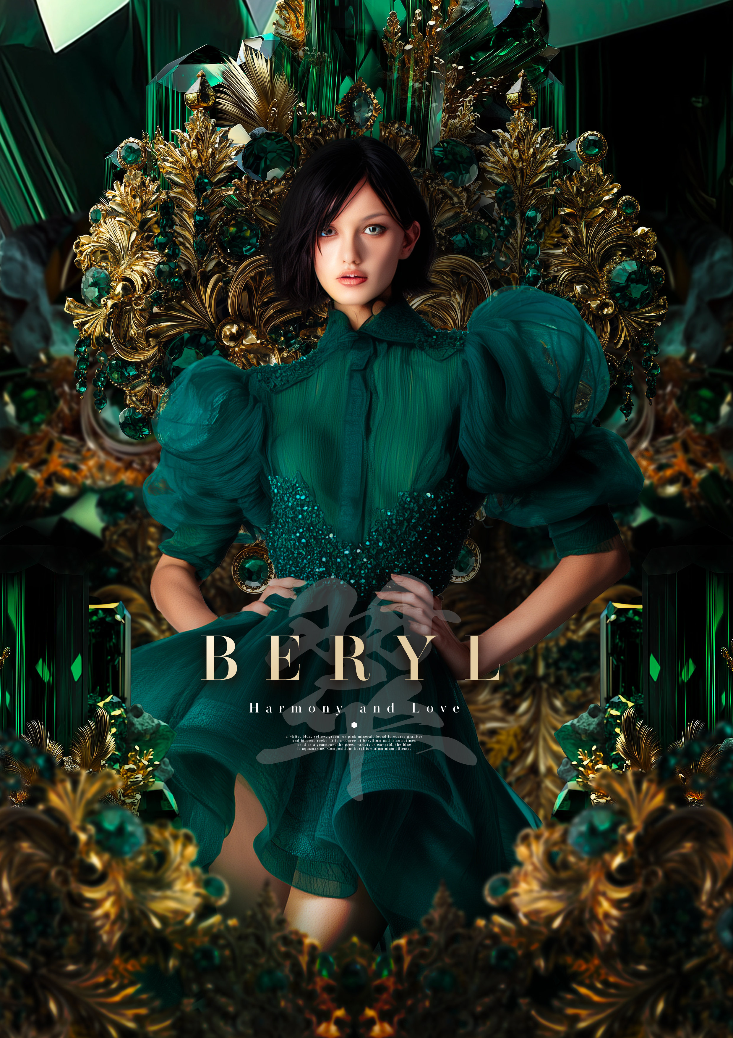 BERYL 縦型ポスター完成作品